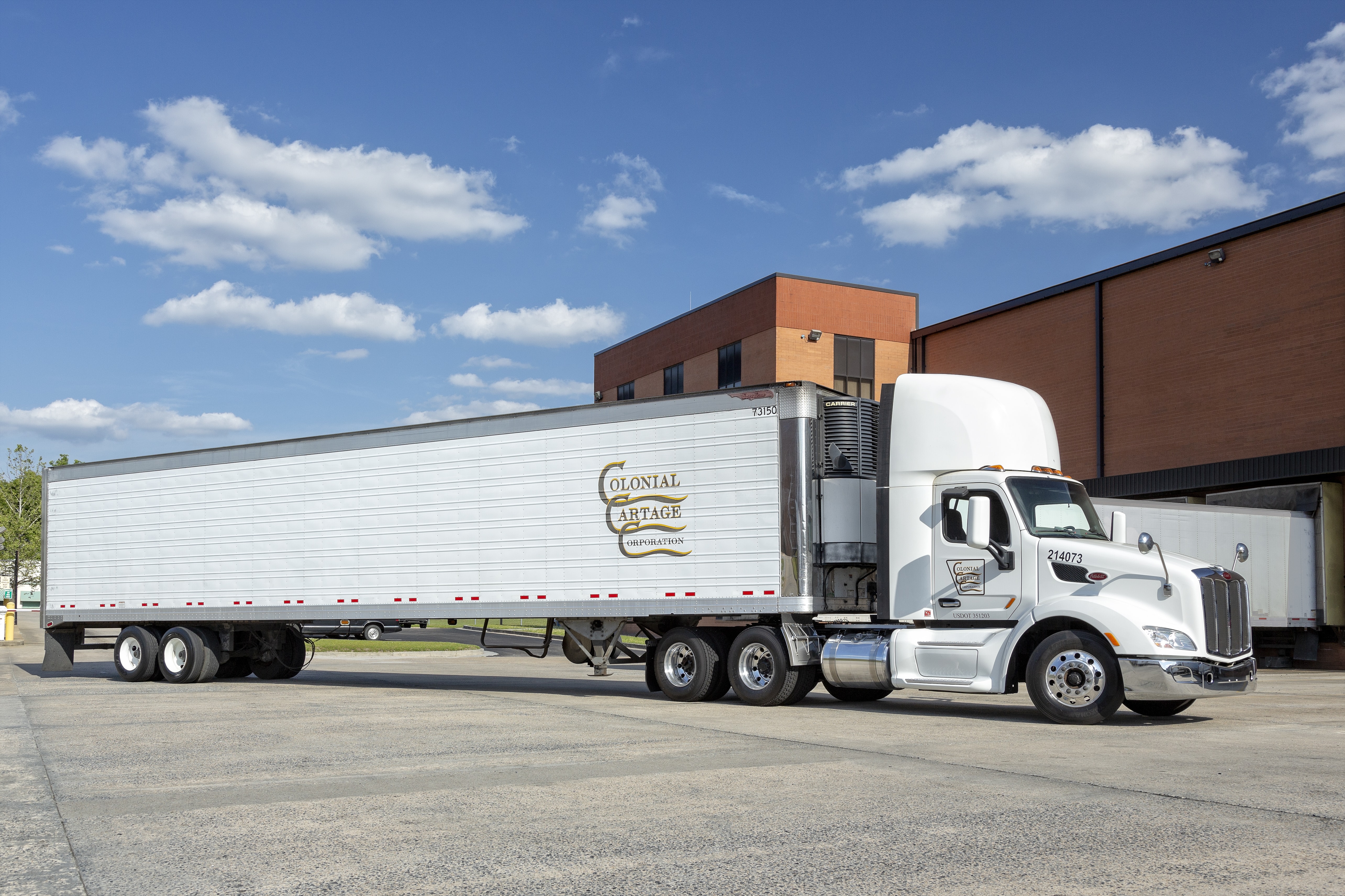 Colonial Cartage Corporation truck and trailer